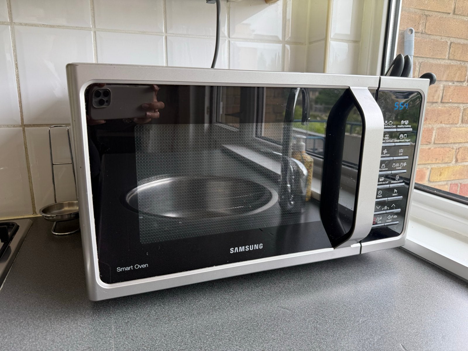 Samsung Smart Oven Combimagnetron - Zo goed als nieuw, Ophalen, Combimagnetron, Grill, Zo goed als nieuw