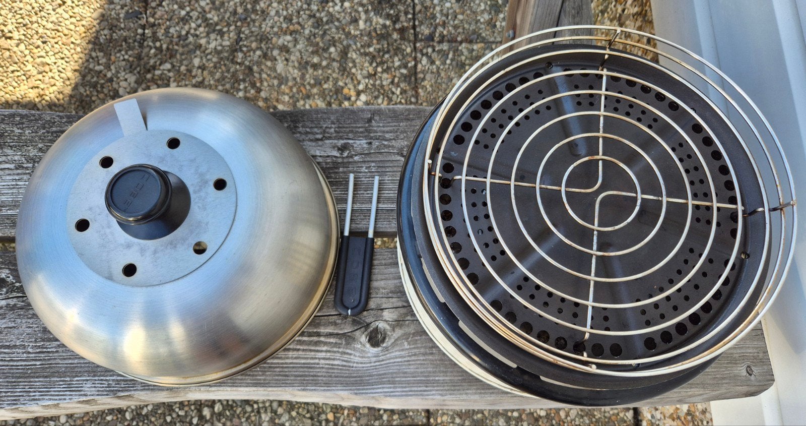 Cobb Pro barbecue met diverse accessoires, Ophalen, Gebruikt, Cobb, Met accessoires