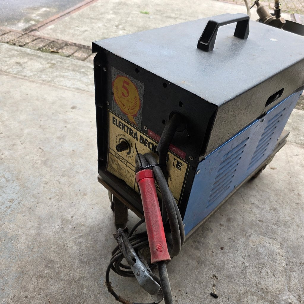 Co2 mig/mag  lasapparaat ELEKTRA BECKUM 130/20T **DEFECT**, Ophalen, Gebruikt, Minder dan 150 ampère, Co2