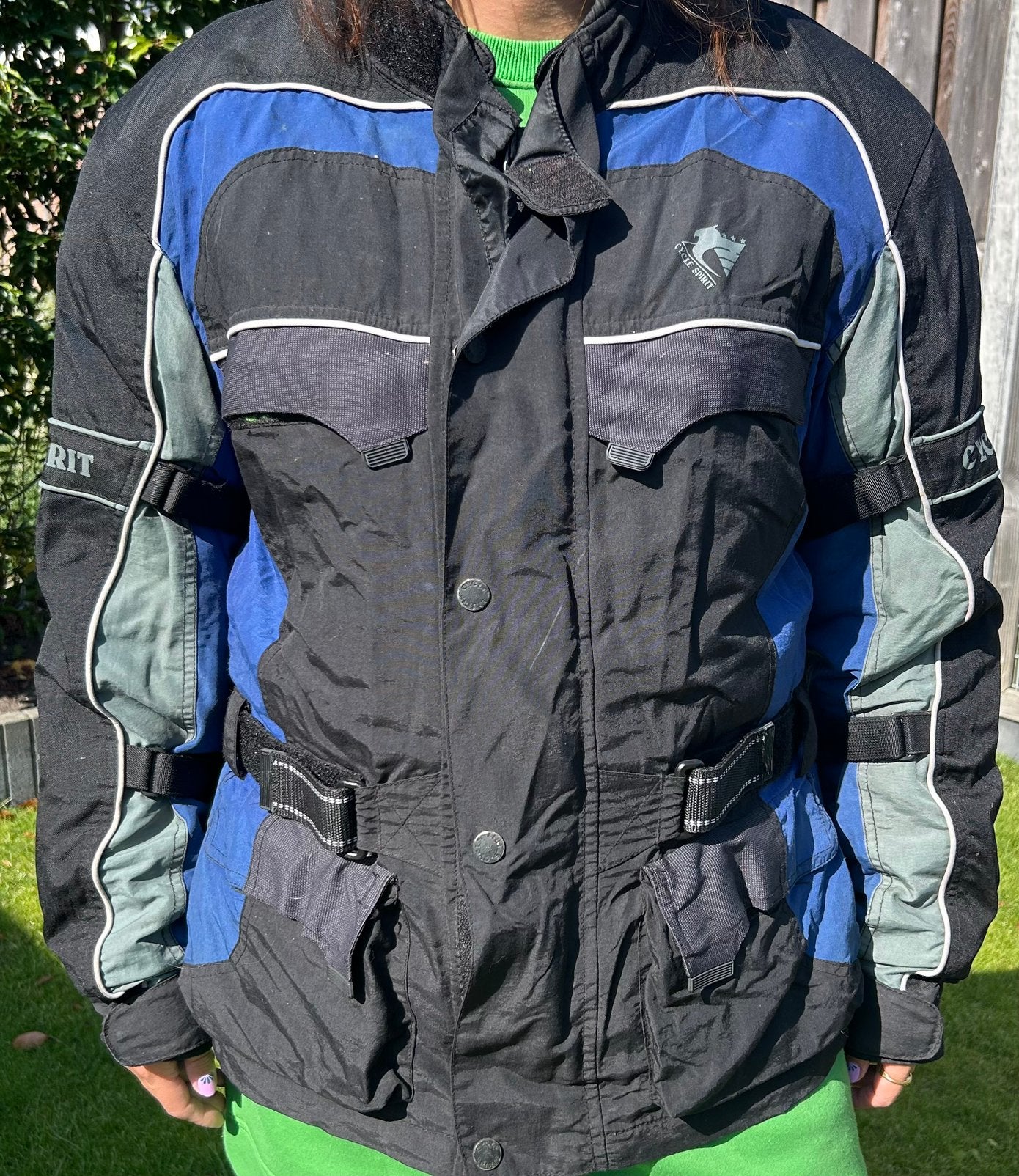 Motorjas heren L, Ophalen, Tweedehands, Heren, Jas | textiel
