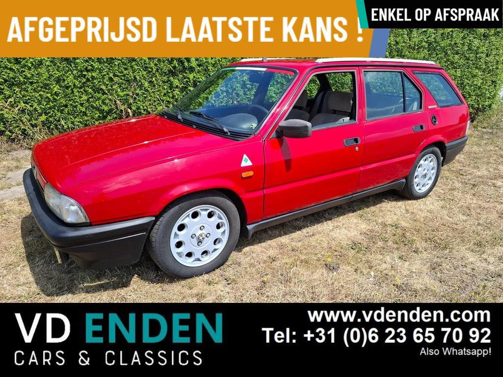 Alfa Romeo 33 Sport Wagon, Auto's, Oldtimers, Bedrijf, Te koop, Dakrails, Elektrische ramen, Alfa Romeo, Benzine, Stationwagon