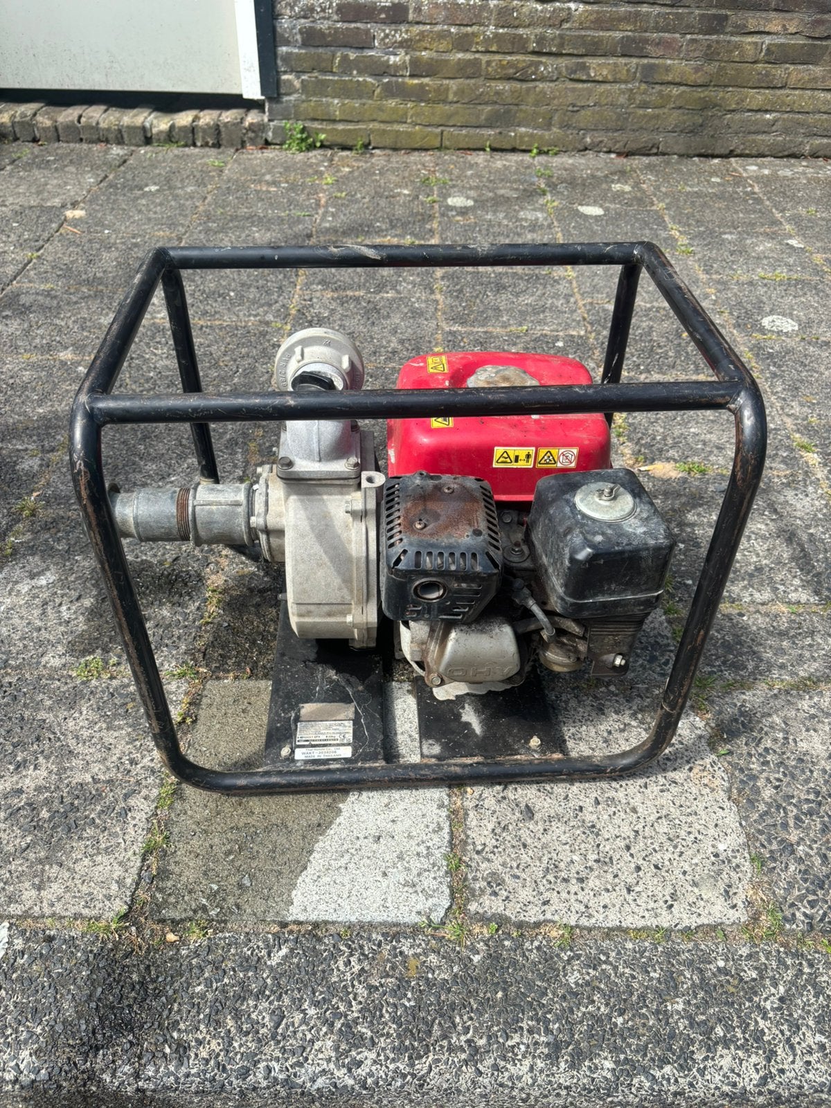 Honda WH20XT hogedruk-waterpomp, Ophalen of Verzenden, Zo goed als nieuw, Minder dan 5 kVA, Benzine