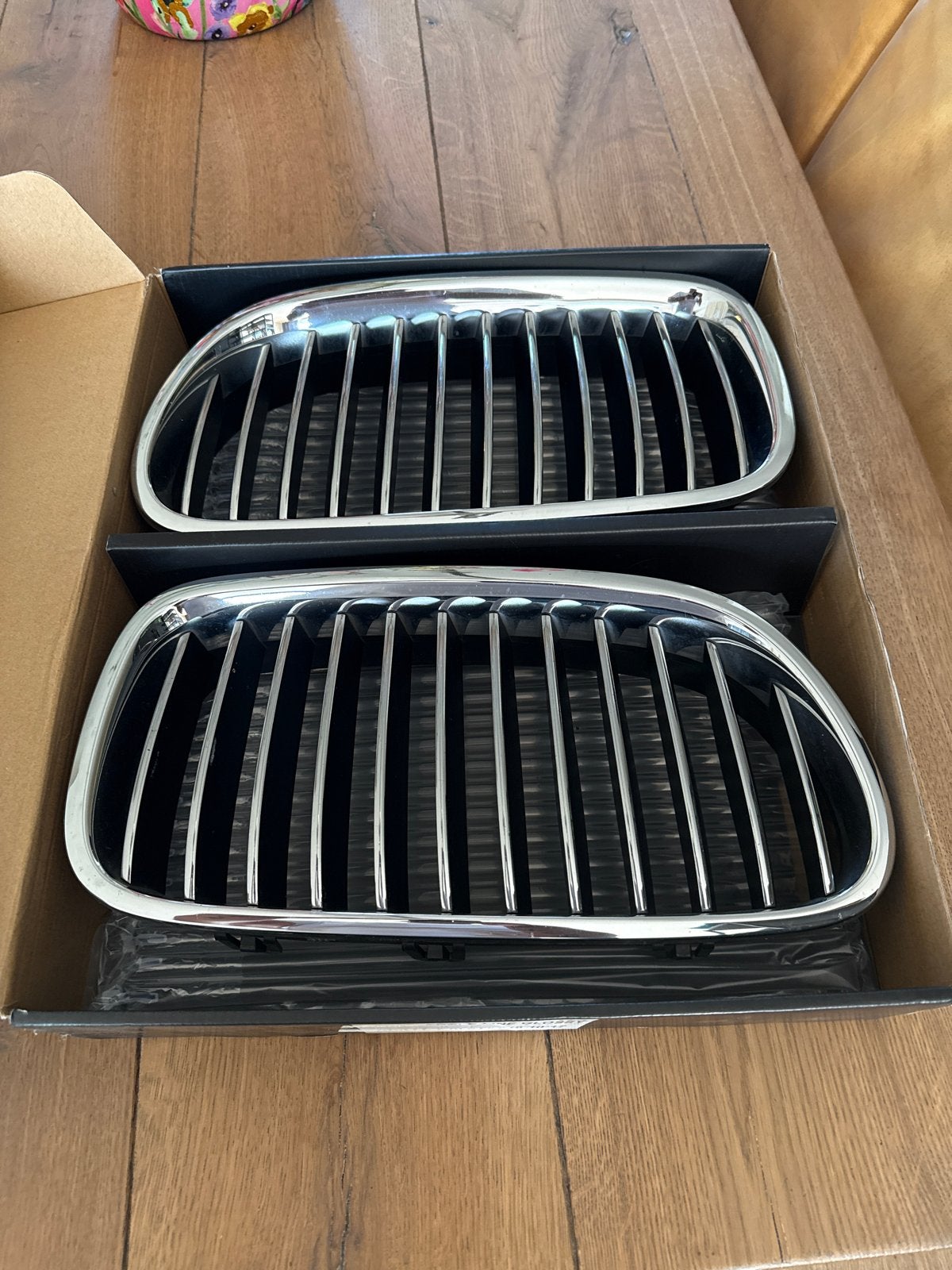 Nieren Grill Glanzend Zwart BMW 5 Serie F10 F11 2010-, Ophalen, Voor, Nieuw, Bumper
