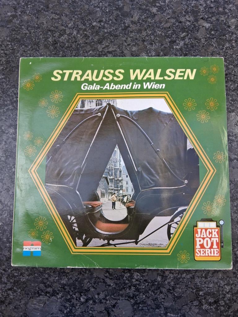 Strauss Walsen - Gala-Abend in Wien LP (Jack Pot Serie), Cd's en Dvd's, Vinyl | Klassiek, Gebruikt, Ophalen of Verzenden, Romantiek