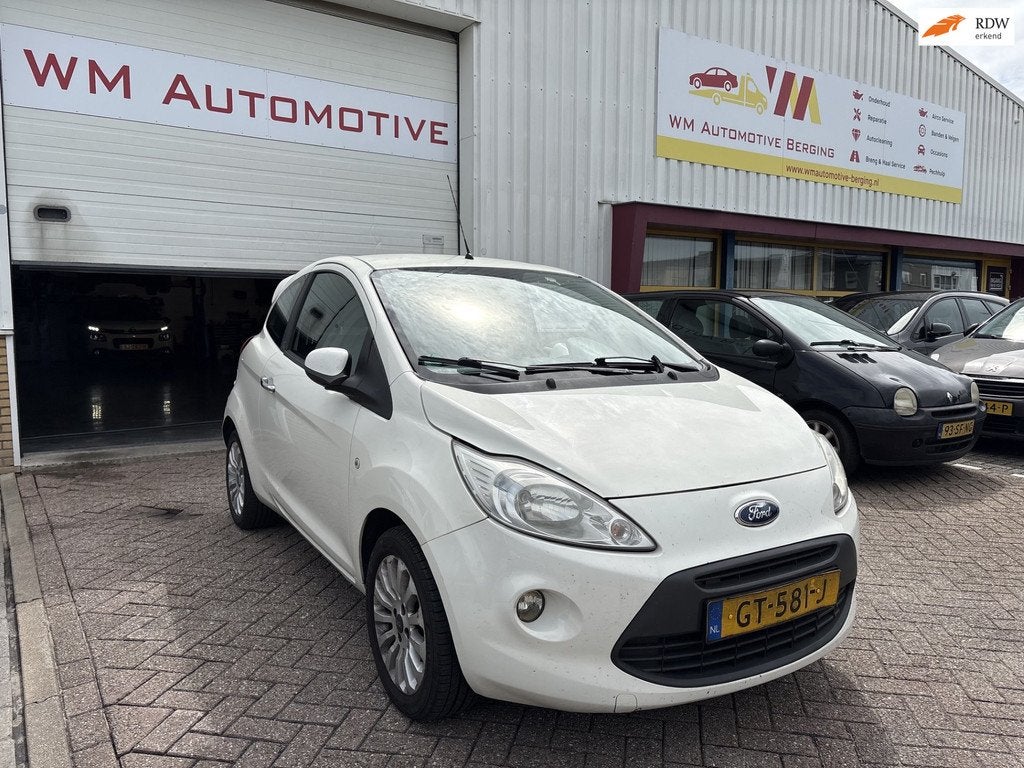Ford Ka 1.2 Titanium AIRCO, Auto's, Ford, Stof, Gebruikt, 4 cilinders, 4 stoelen