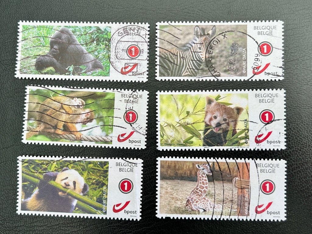 België - MyStamp Pairi Daiza - 2017, Verzenden, Frankeerzegel, Gestempeld, Gestempeld