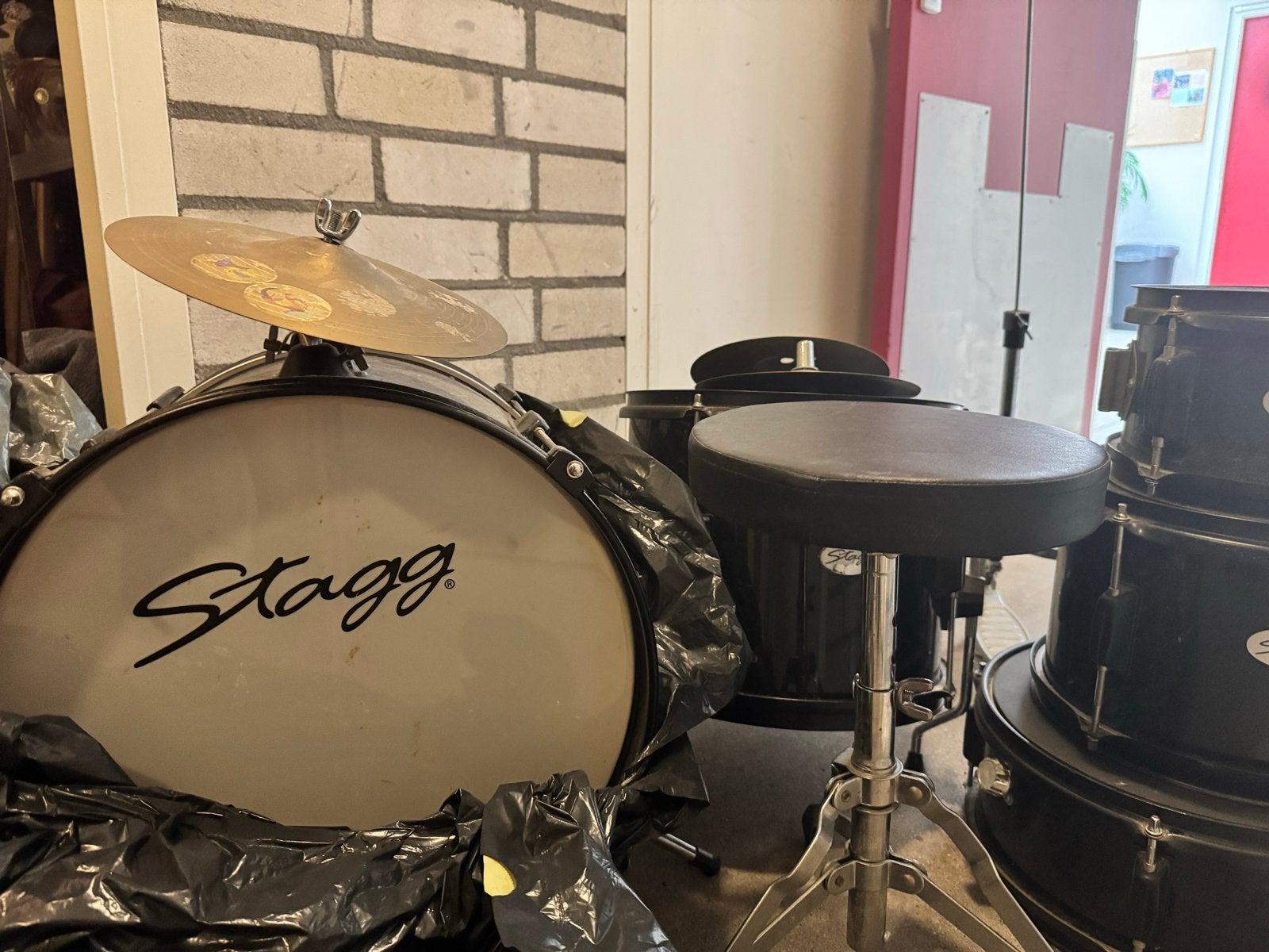 Compleet Stagg kinderdrumstel - Ideaal voor beginners!, Ophalen, Zo goed als nieuw, Overige merken