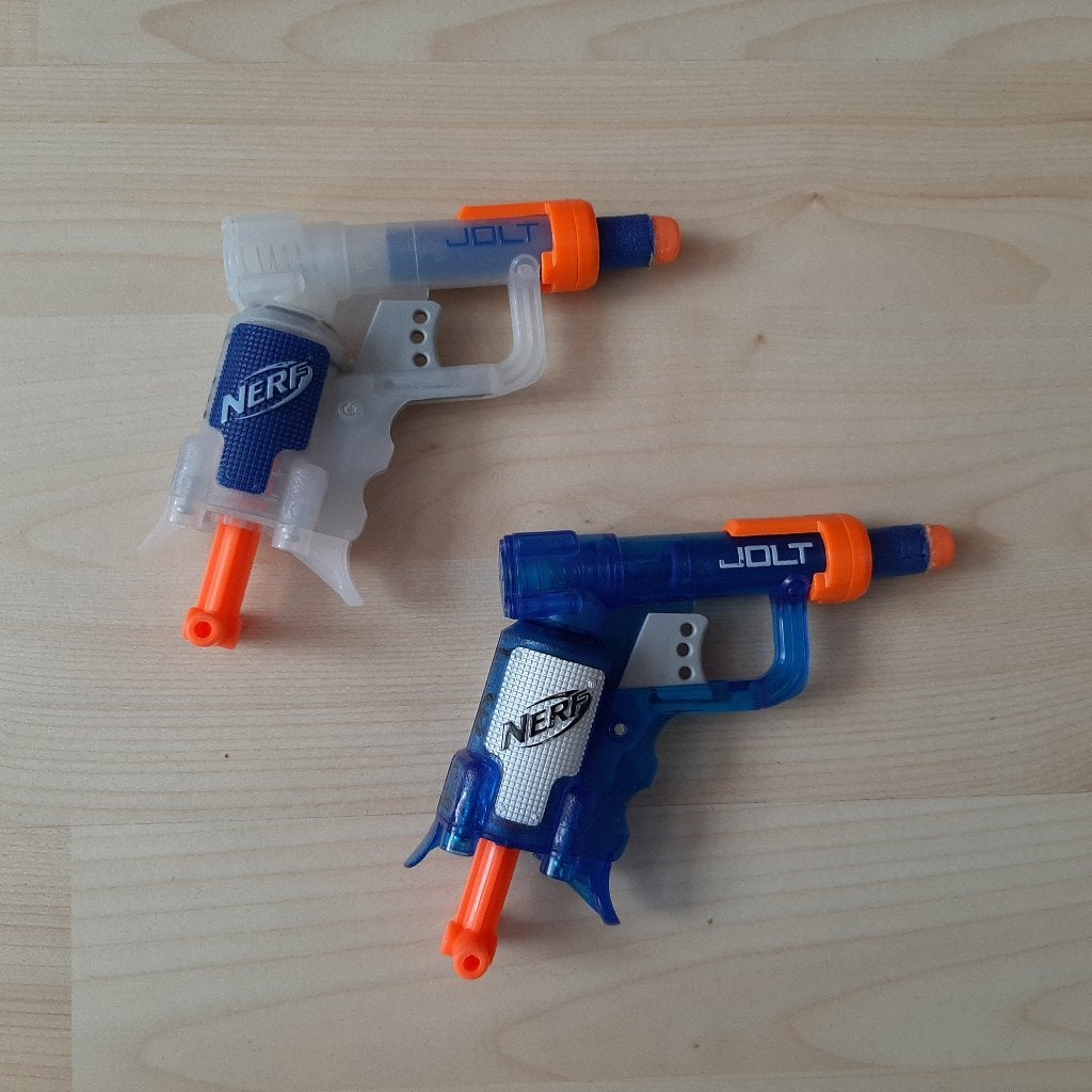 2x NERF - Jolt, Kinderen en Baby's, Ophalen of Verzenden