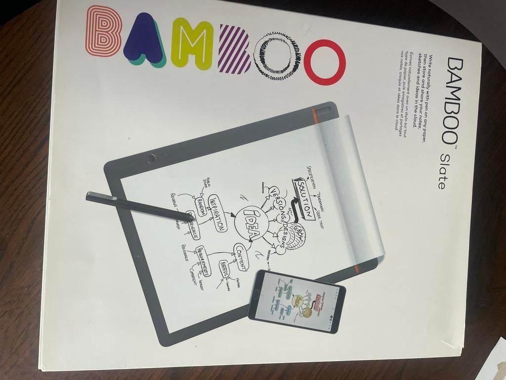 2x Wacom Bamboo Slate Large - Digitaal notitieblok, Computers en Software, Tekentablets, Zo goed als nieuw, Draadloos, Multi-touch