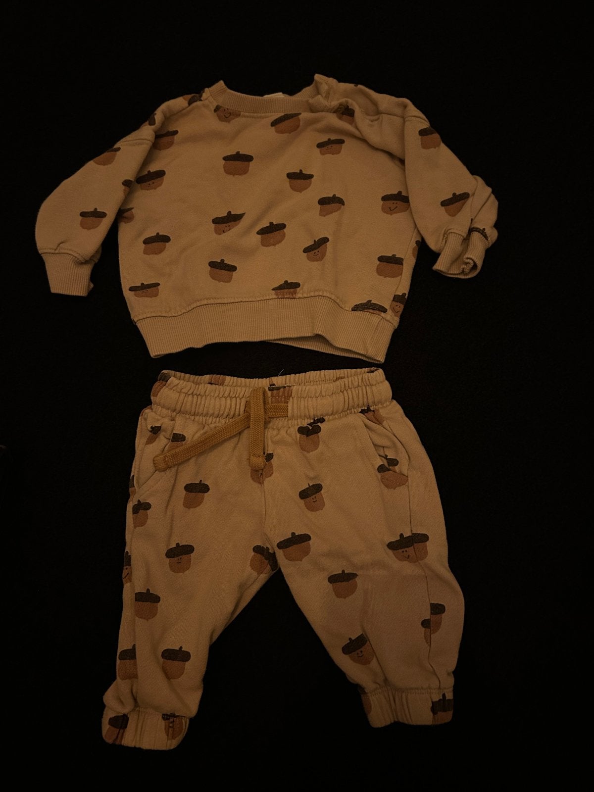Hema baby setje maat 62 eekhoornprint, Kinderen en Baby's, Babykleding | Maat 62, Ophalen of Verzenden, Zo goed als nieuw, Jongetje of Meisje
