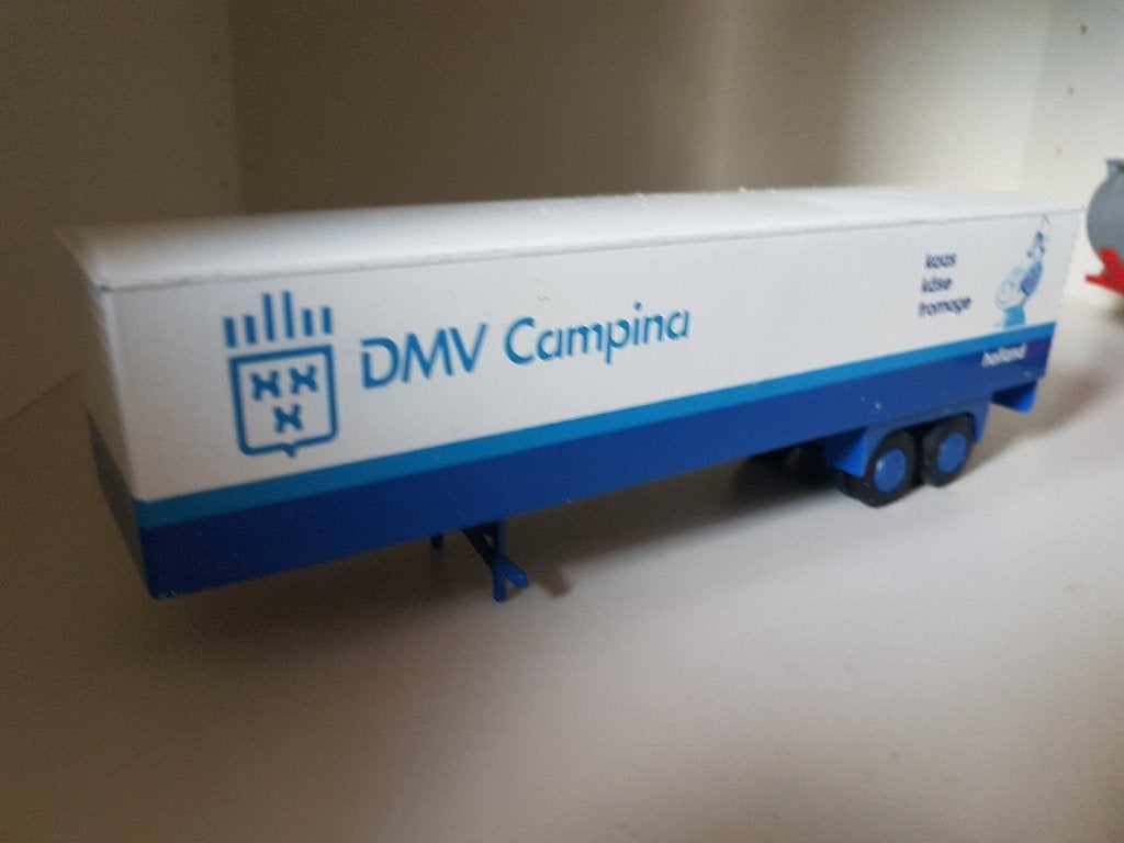 Campina oplegger, Ophalen of Verzenden, Zo goed als nieuw, Bus of Vrachtwagen, Lion Toys