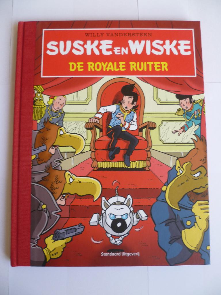 S&W LUXE UITGAVE"DE ROYALE RUITER"+ZEEFDRUK GESIGNEERD 2013, Willy Vandersteen, Eén stripboek, Nieuw, Ophalen of Verzenden