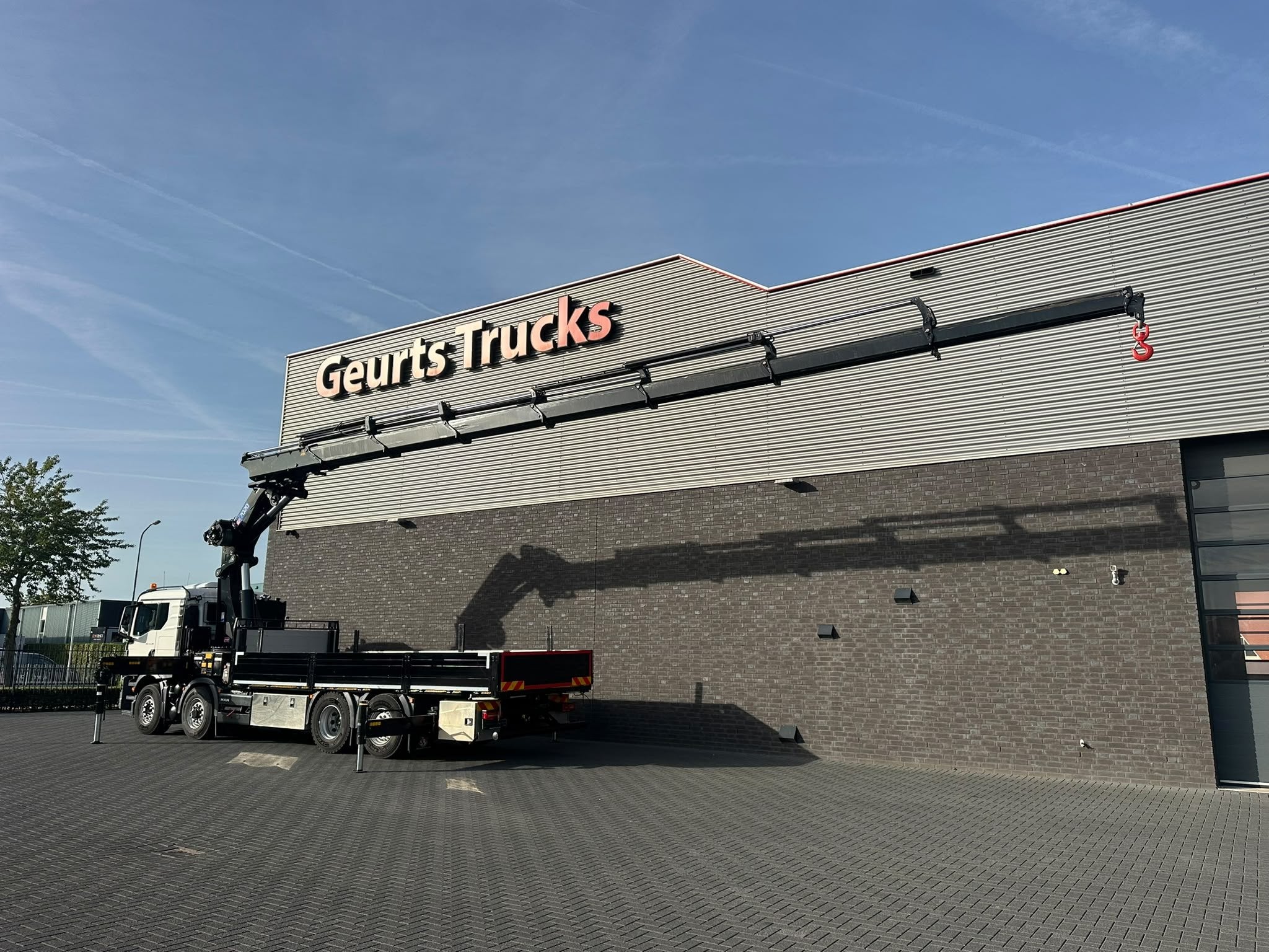 MAN TGS 35.510 8X4H BL BAKWAGEN +HMF 7020 K7 KRAAN/KRA.CRANE, Auto's, Euro 6, 510 pk, MAN, Wit