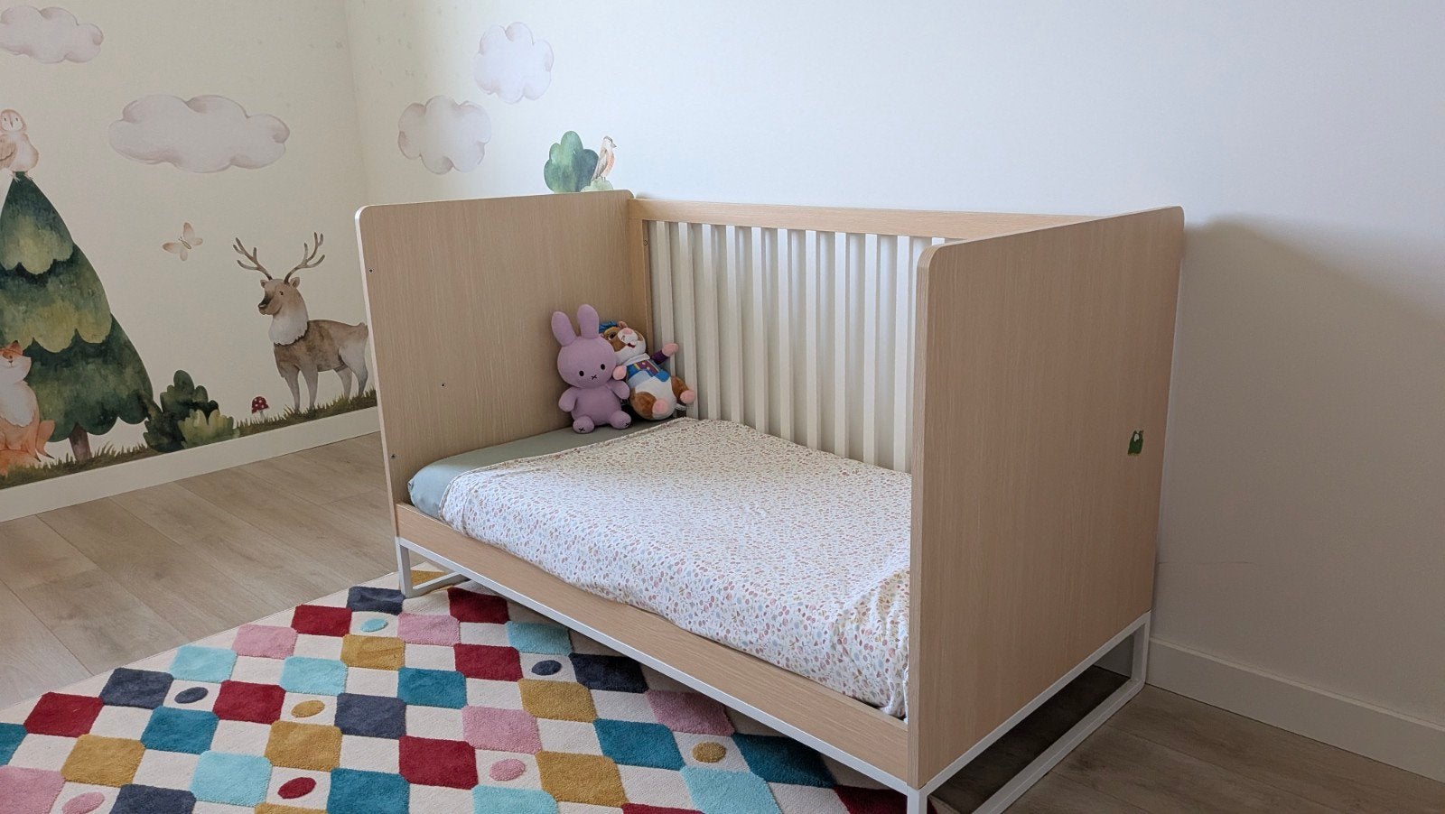 Peuterbed meegroeibed, Kinderen en Baby's, Kinderkamer | Bedden, Ophalen, 70 tot 85 cm, 140 tot 160 cm, Zo goed als nieuw