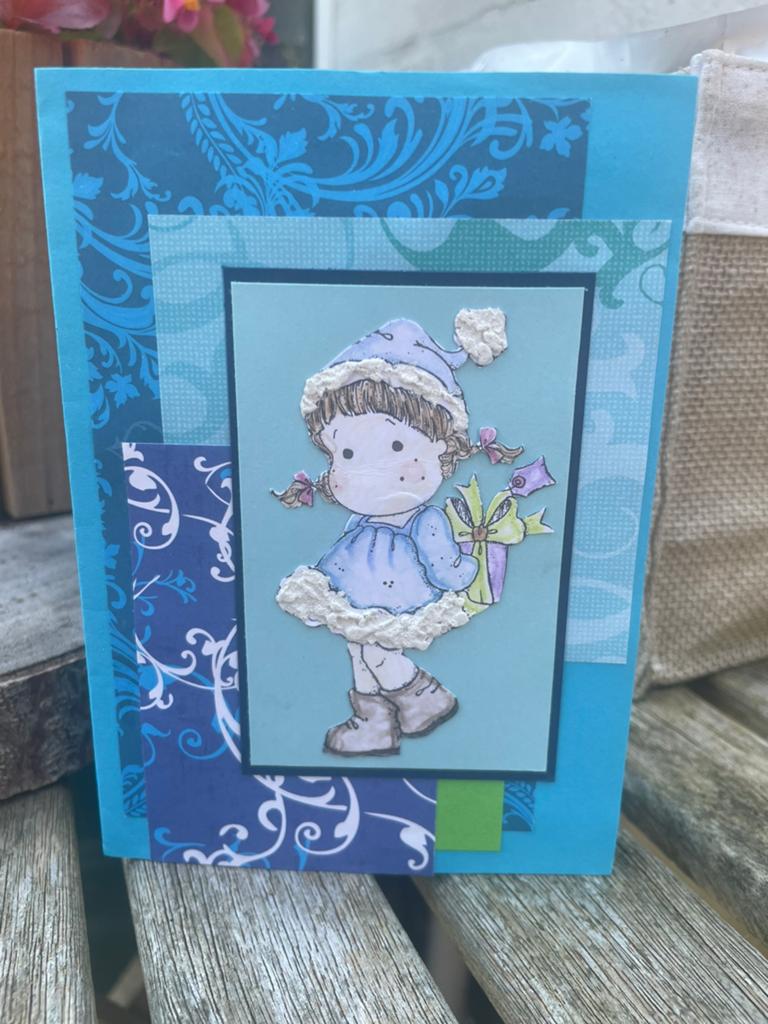 Scrap kerstkaart, Verzenden, Nieuw, Kerst