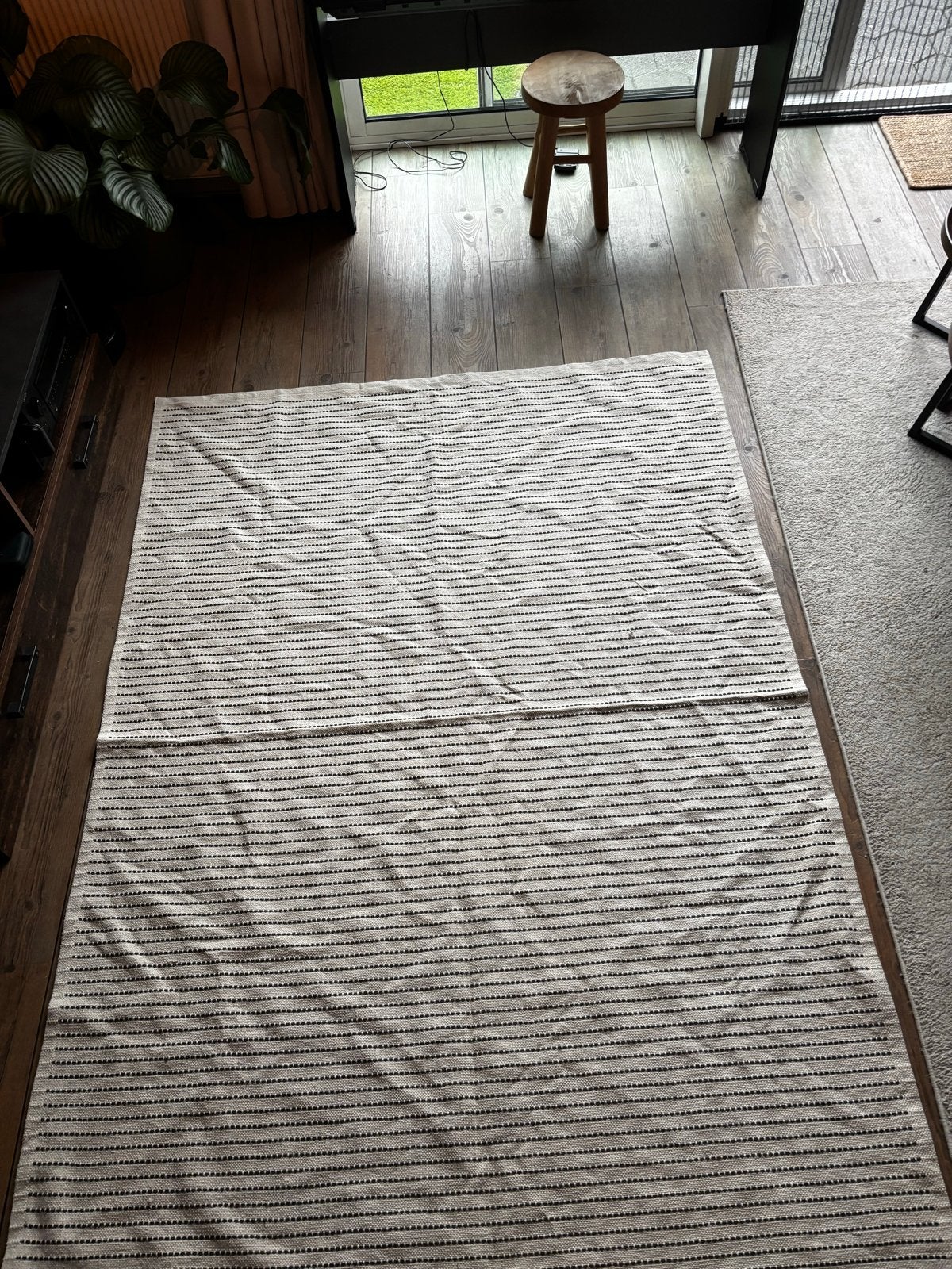 Vloerkleed IKEA, Ophalen, Gebruikt, 100 tot 150 cm, Wit