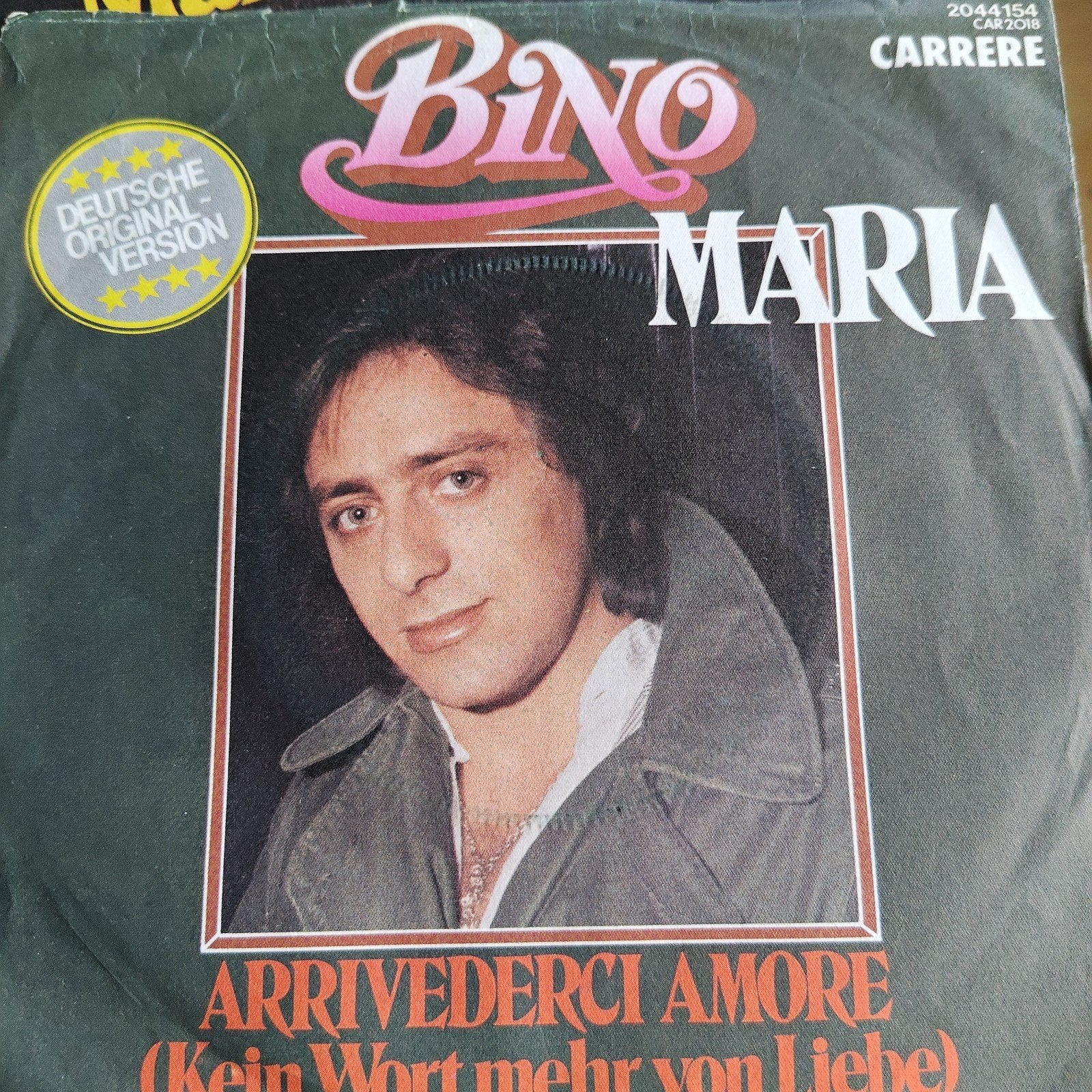 Bino - Maria / Arrivederci Amore (Deutsche Original), Gebruikt, Originele persing, 7 inch, EP