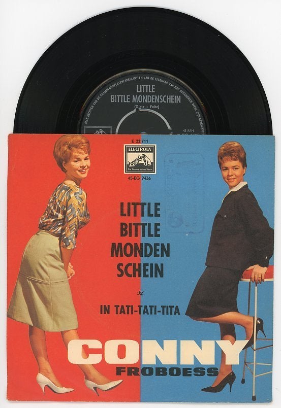 Single van Conny Froboess uit 1964 - made in holland- ***, Cd's en Dvd's, Gebruikt, Verzenden, 7 inch, Beschermende buitenhoes