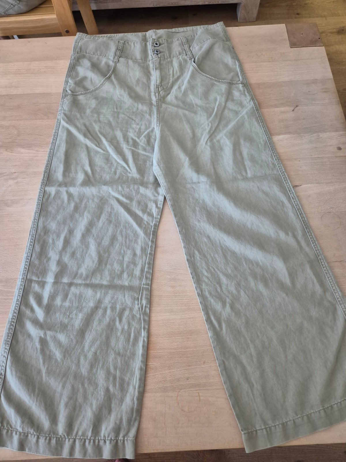Prachtige katoen/ linnen broek Replay.Maat M., Kleding | Dames, Maat 38/40 (M), Verzenden, Replay, Lang