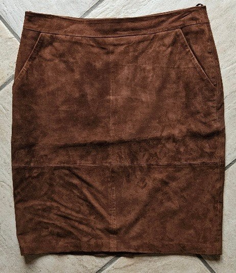 Purdey suède rok camel maat 40 met steekzakken en rits, Kleding | Dames, Rokken, Maat 38/40 (M), Bruin, Ophalen of Verzenden, Zo goed als nieuw