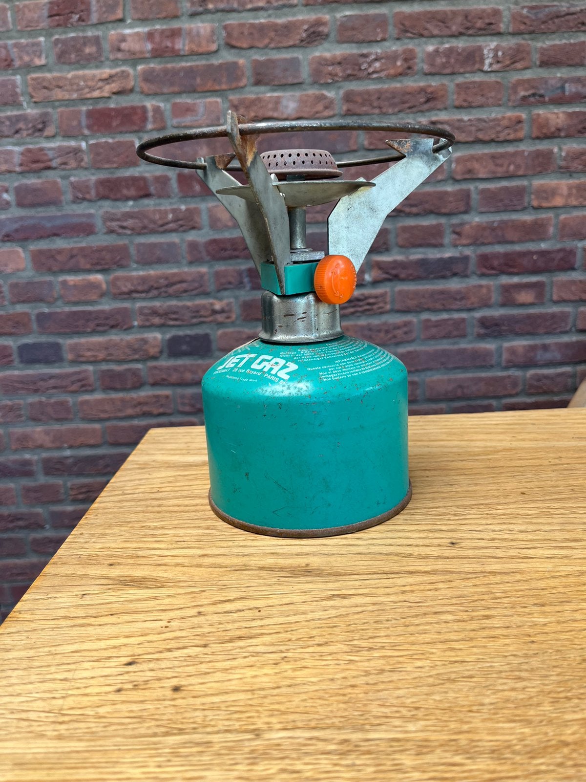 1 pits Gasbrander voor op de camping, Ophalen, Gebruikt