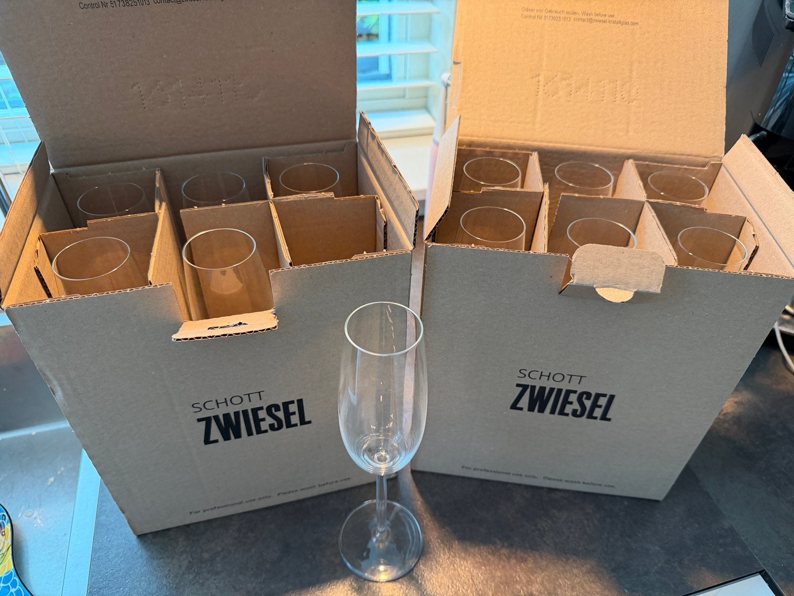Nieuw: 12x Schott & Zwiesel Diva sekt champagne glazen, Ophalen, Nieuw, Overige typen