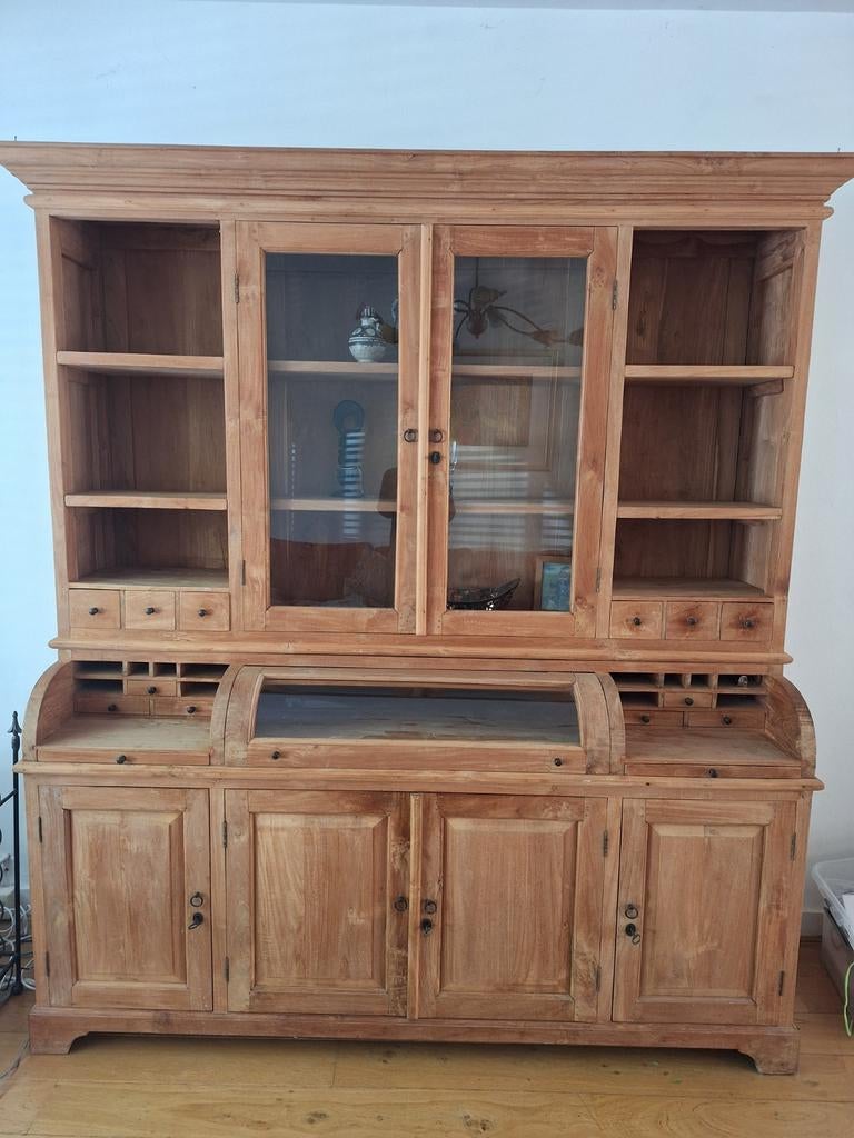 Mooie teakhouten buffetkast, Huis en Inrichting, Ophalen, Gebruikt, 50 tot 75 cm, 200 cm of meer