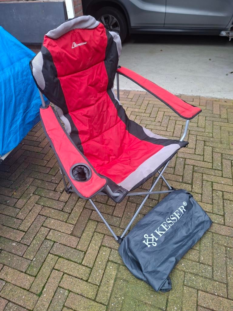 Campeer stoel, Ophalen, Campingstoel