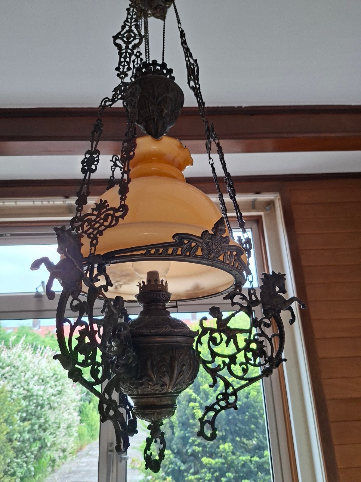 Antieke hanglamp, Antiek en Kunst, Ophalen