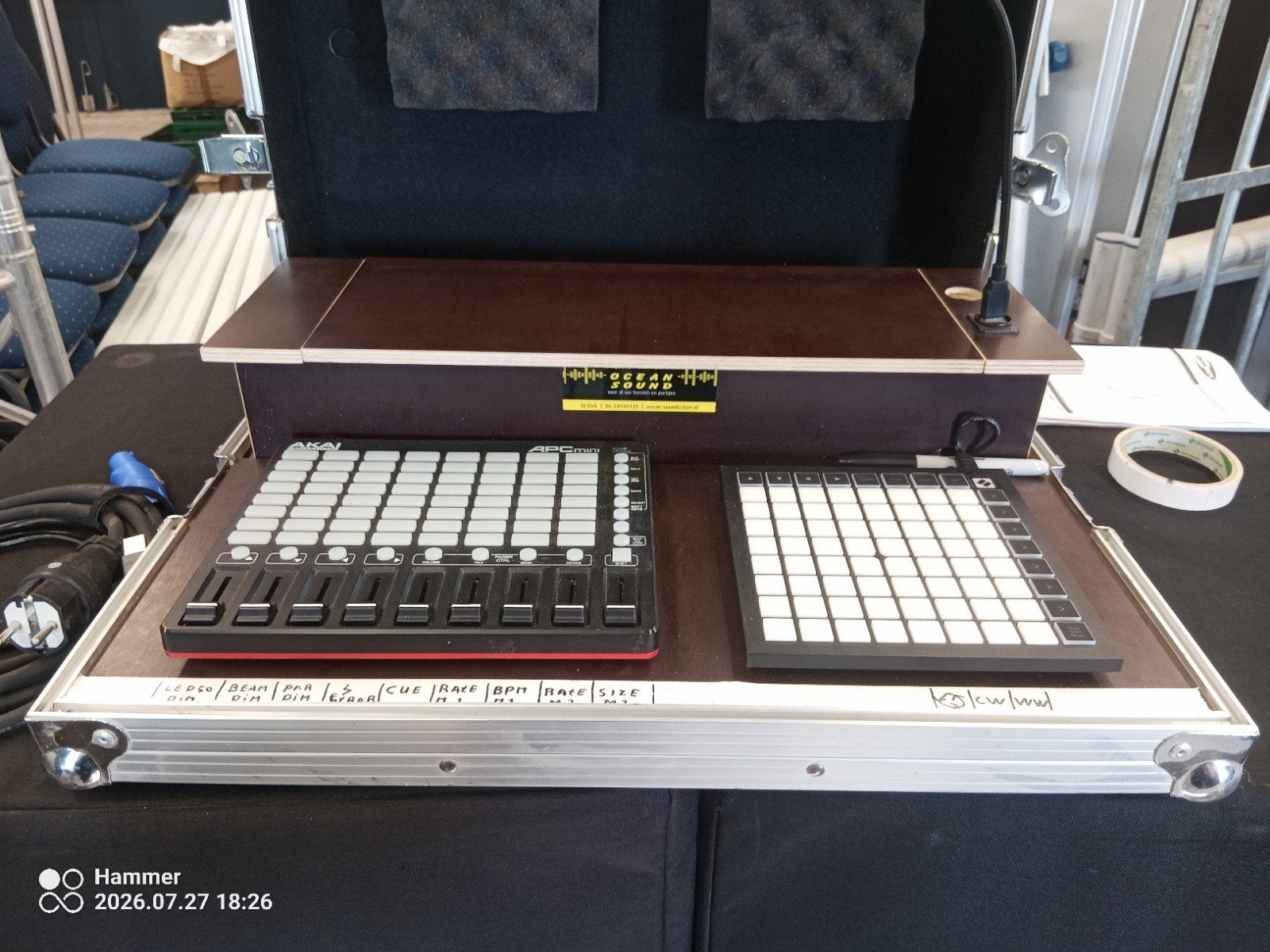 Complete Licht Computer Set: Avolites T2DMX Splitter, Kay P, Muziek en Instrumenten, Ophalen, Zo goed als nieuw, Licht, Geluidgestuurd