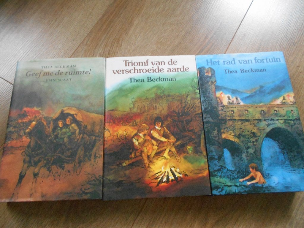 Thea Beckman Trilogie over de Honderdjarige Oorlog, Boeken, Ophalen of Verzenden, Zo goed als nieuw