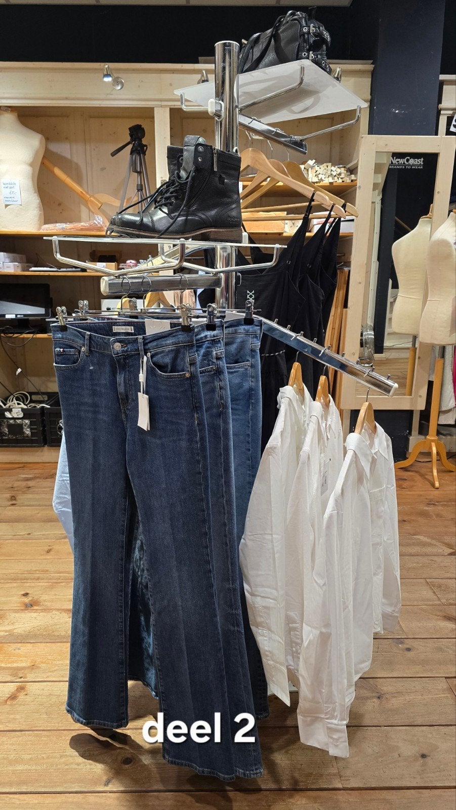 Kleding winkelinventaris / Inboedel - modezaak, Ophalen