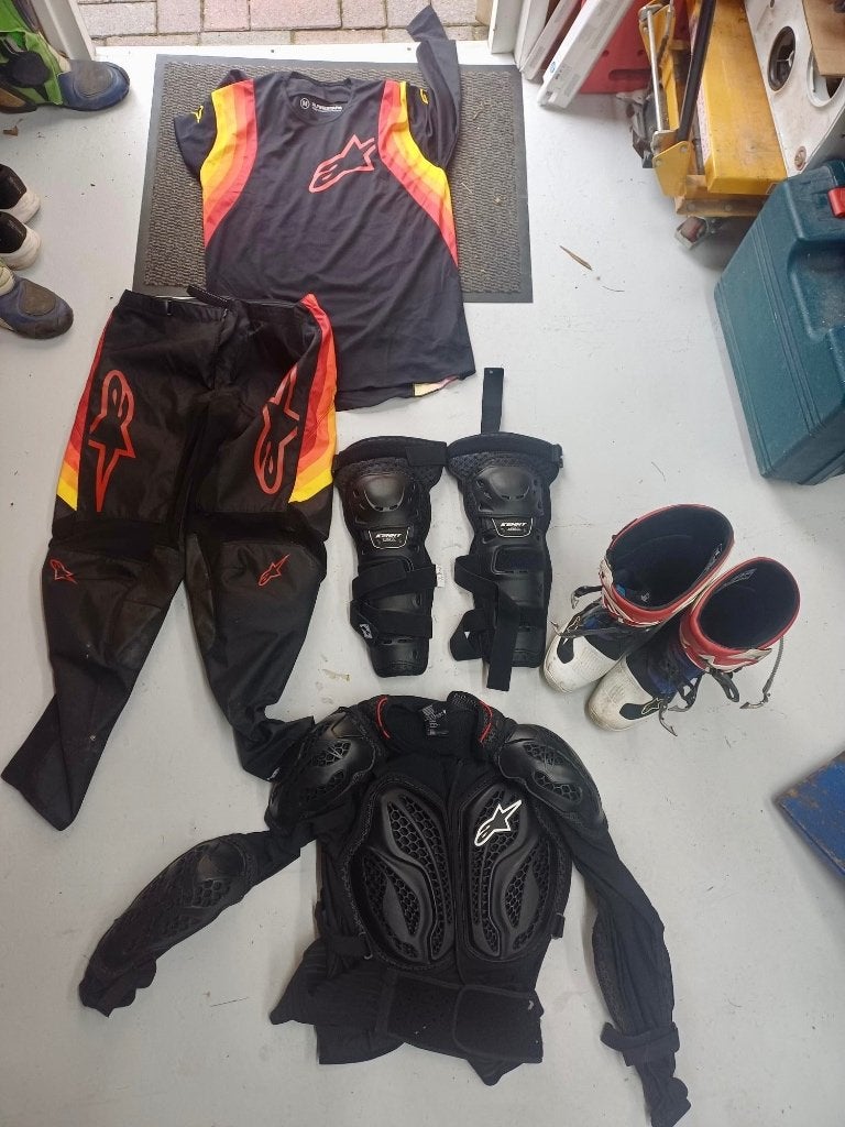 alpinestars crosskleding complete  outfit, Motorcrosskleding, Heren, Ophalen of Verzenden, Alpinestars