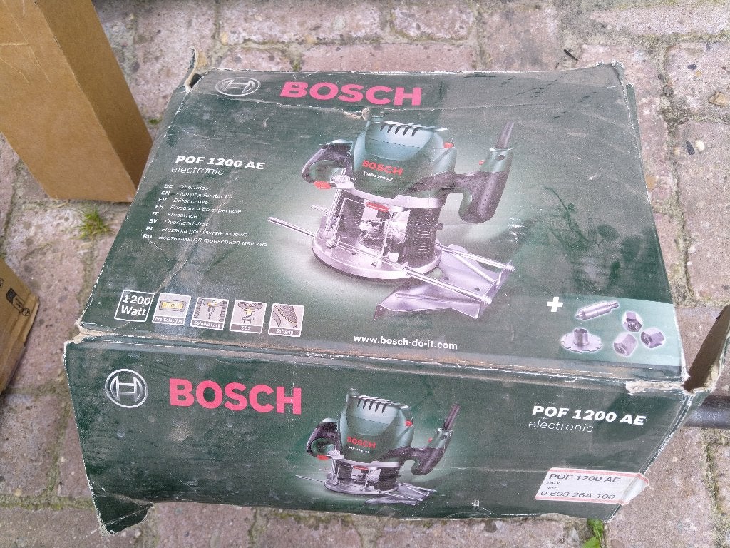 Bosch bovenfrees POF 1200, Gebruikt, Ophalen of Verzenden, Bovenfrees, Bosch
