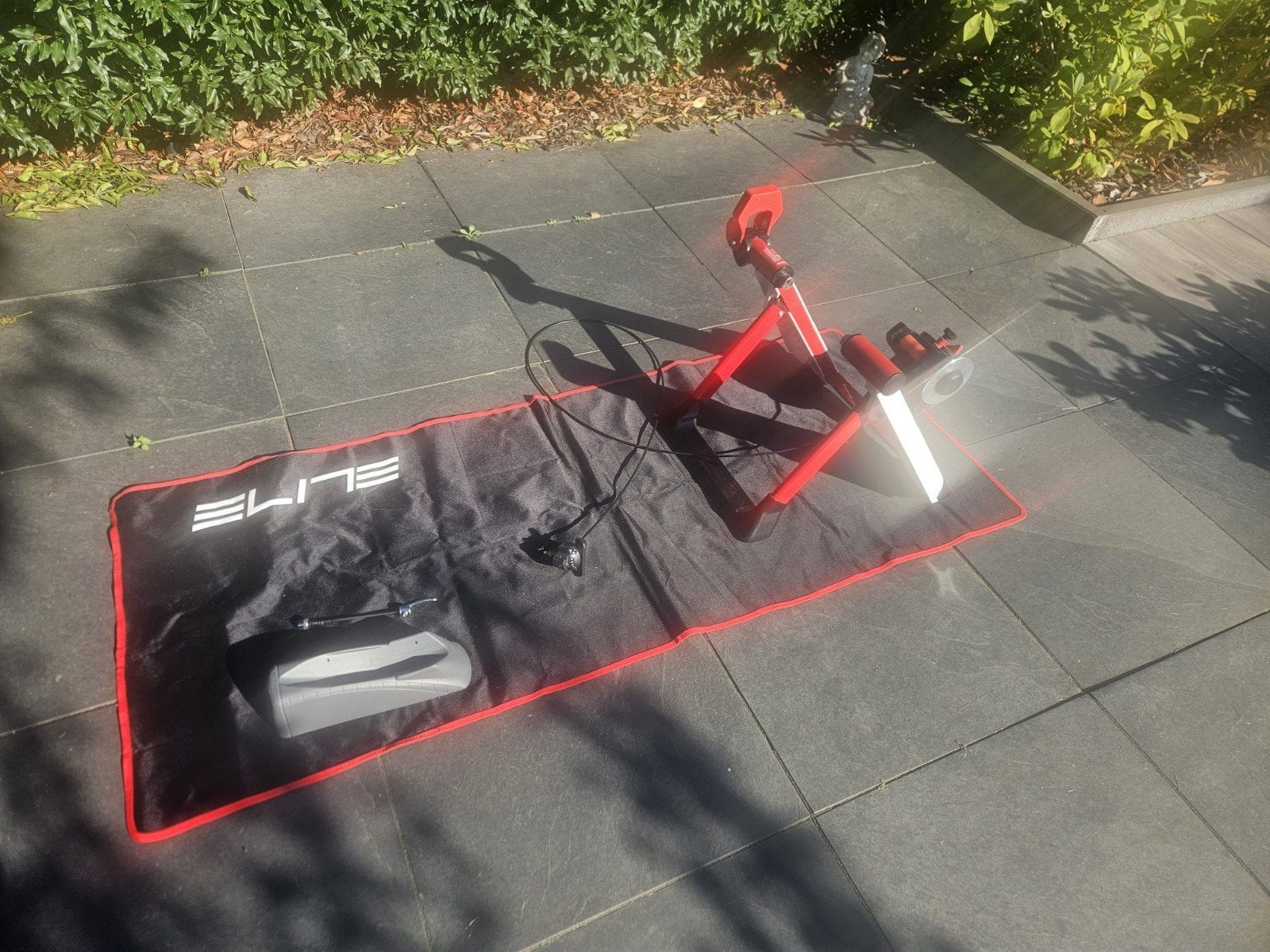 Tacx Elite Novo Force Elastogel-roller - Zo goed als nieuw, Overige typen, Ophalen of Verzenden, Zo goed als nieuw, Metaal