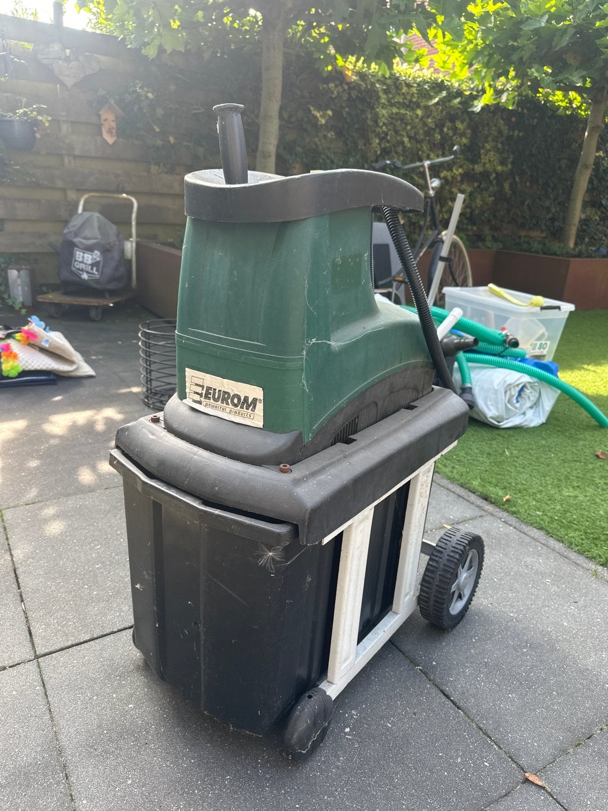 Eurom Hakselaar - Krachtige Tuinversnipperaar, Tuin en Terras, Ophalen, Gebruikt, Elektrisch