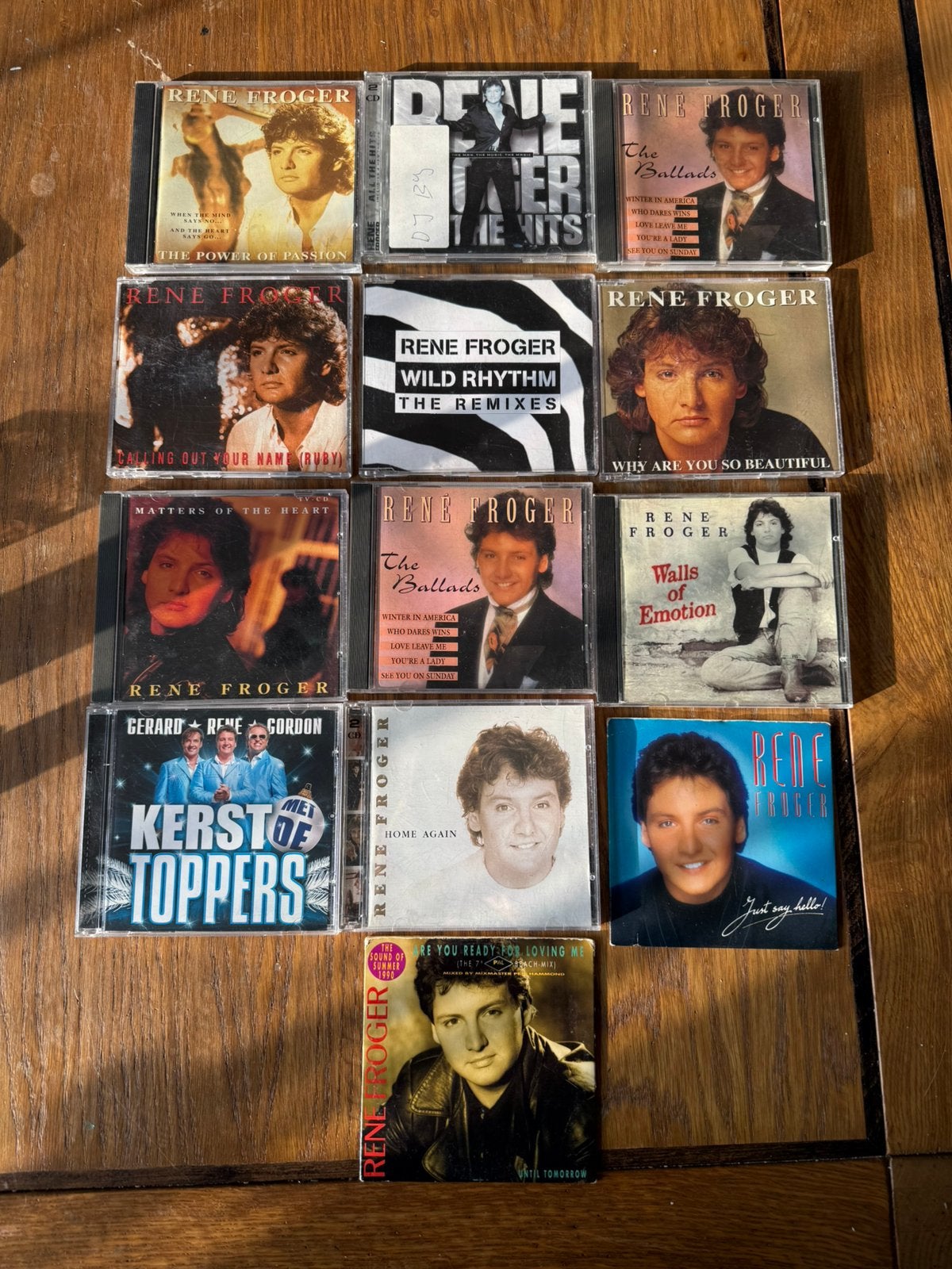 Rene Froger cds en singles, Ophalen of Verzenden