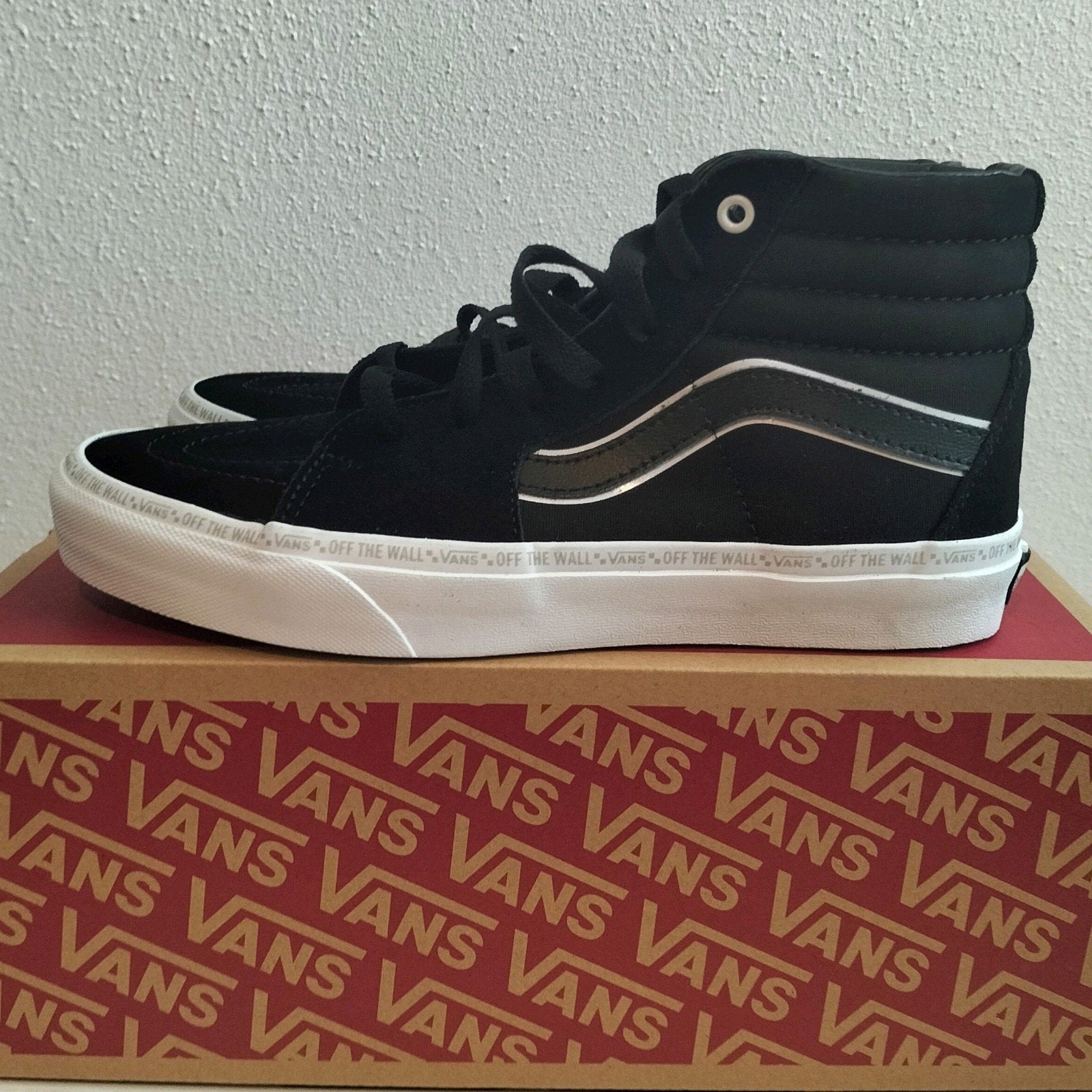Vans SK8-Hi Sneakers (maat 38) zwart wit dames NIEUW, Verzenden, Zwart, Sneakers of Gympen, Vans