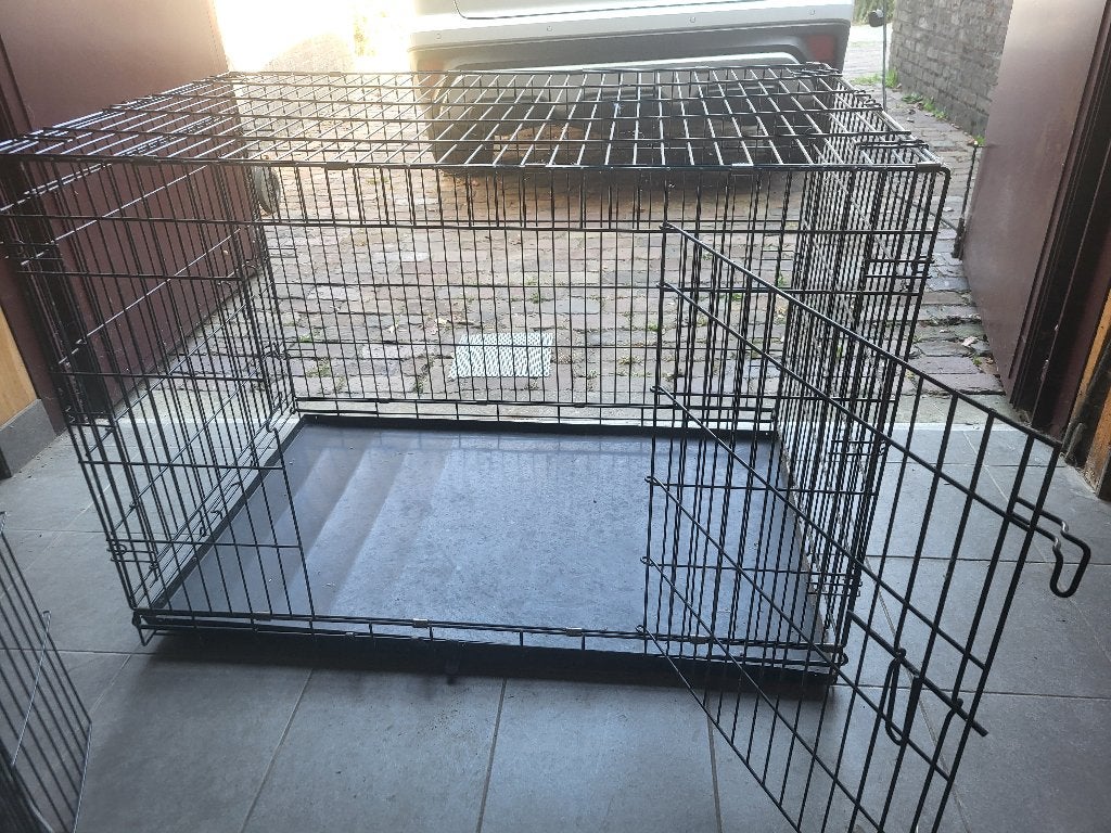 Te koop grote bench voor hond, inklapbaar, Ophalen, Zo goed als nieuw