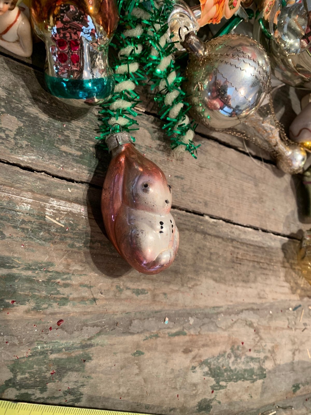 #kerst kerstbal eekhoorn, Diversen, Kerst, T, Ophalen of Verzenden, Zo goed als nieuw, N