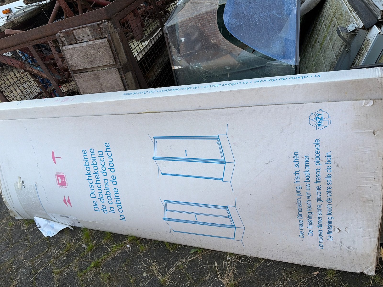 Nieuwe Duka 4000 Douchecabine - Glas Helder, Ophalen of Verzenden, Nieuw, Glas, Douche