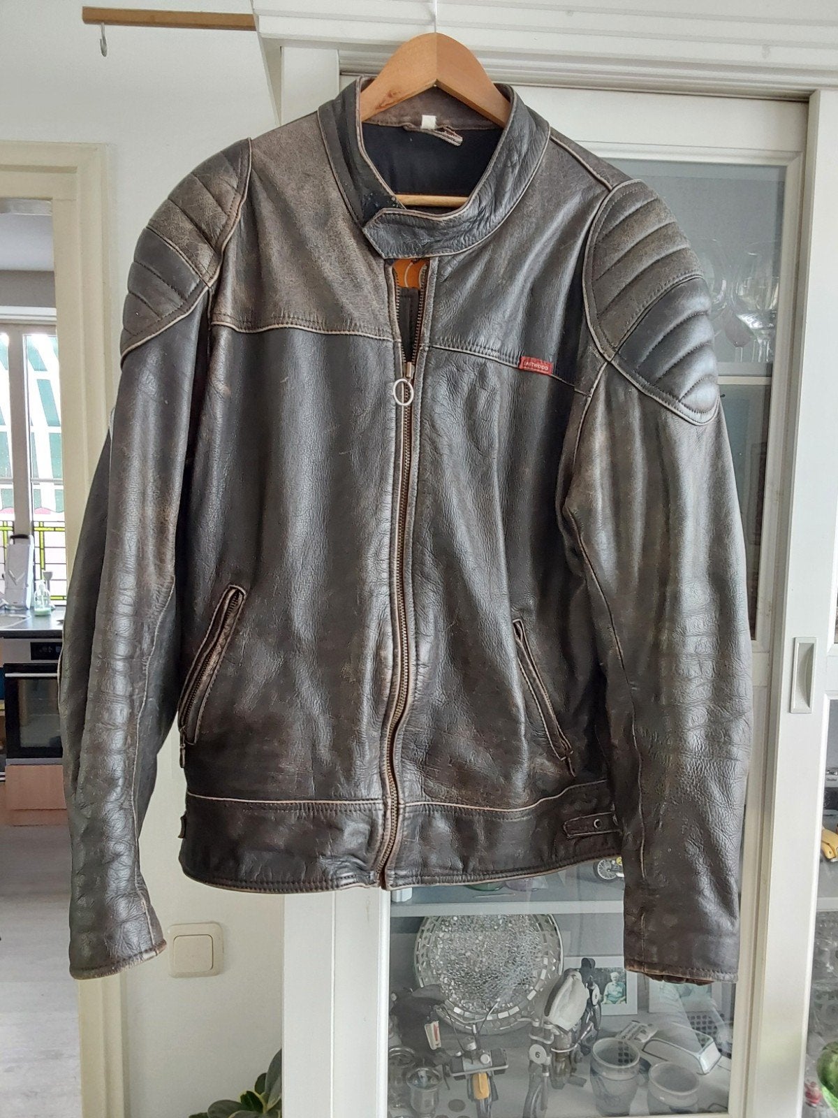 Eastwood Leren Motorjas - Vintage Look, Ophalen, Jas | leer