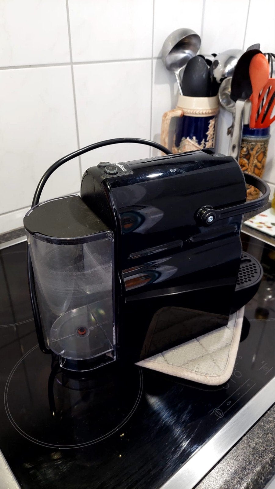Magimix Koffiemachine Zwart - Compact en Snel, Witgoed en Apparatuur, Koffiezetapparaten, Ophalen, Espresso apparaat, Zo goed als nieuw