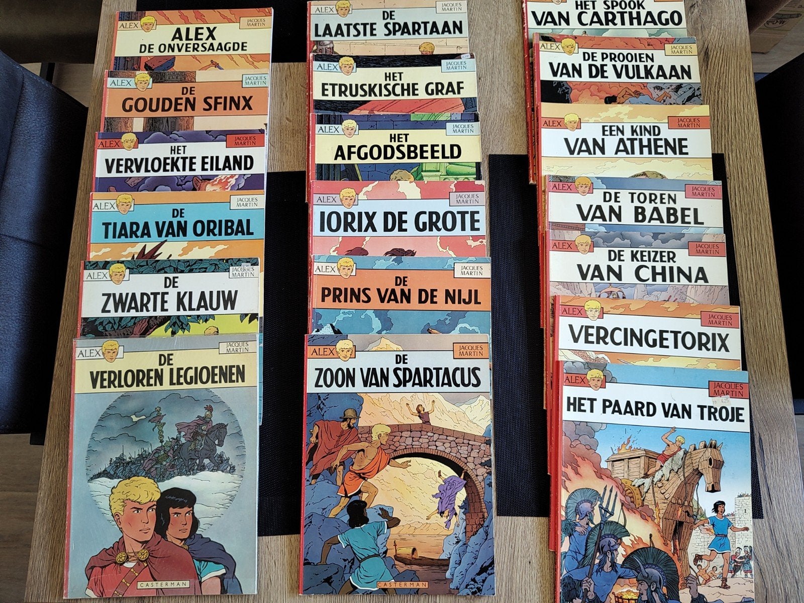 Alex 19 stripboeken collectie - Jacques Martin, Meerdere stripboeken, Ophalen of Verzenden, Gelezen