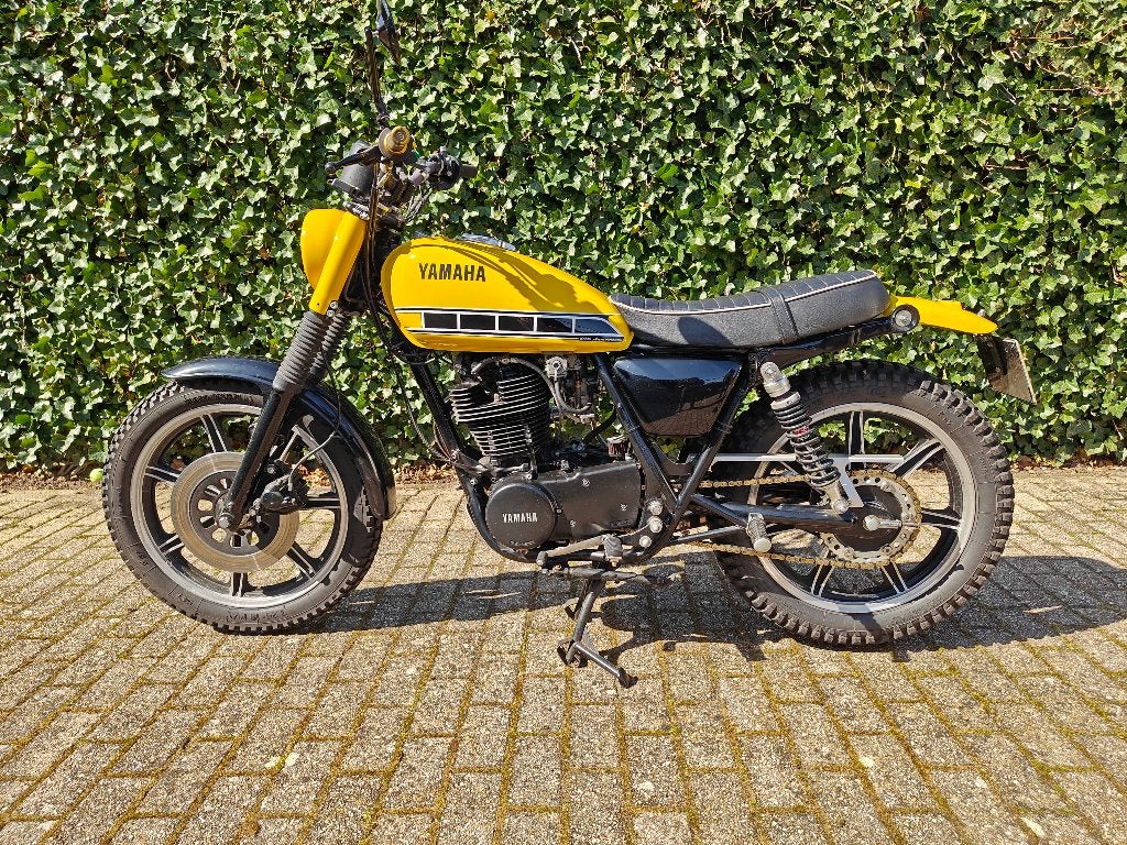 Yamaha SR 500 - 60th Anniversary uitvoering, Sportuitlaat, Occasion, Particulier, Toermotor