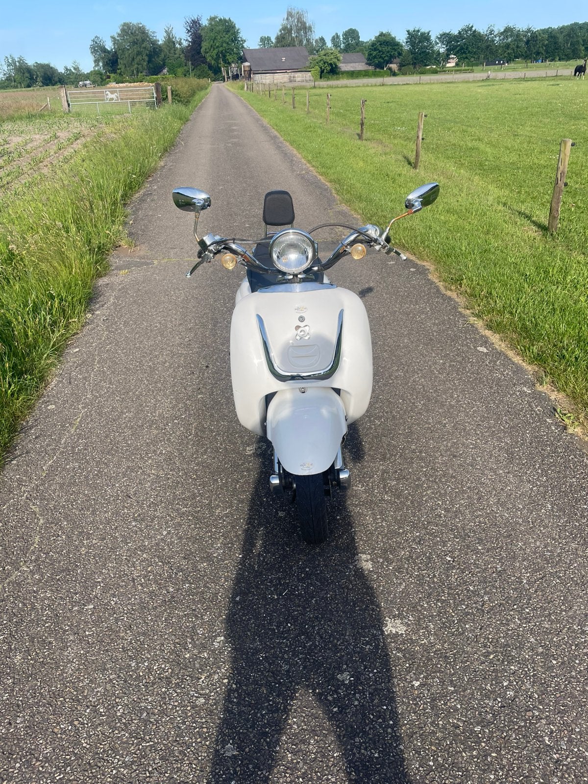 Sym Agm retro scooter, Fietsen en Brommers, Scooters | SYM, Ophalen, Gebruikt, Overige modellen, Benzine