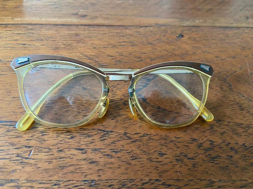 Vintage Damesbril Alram-Optik, Ophalen of Verzenden, Gebruikt, Bril, Overige merken