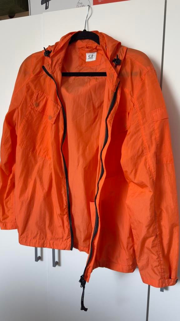 C.P Company goggle jacket chrome zomer jas oranje maat m, Ophalen of Verzenden, Zo goed als nieuw, Oranje