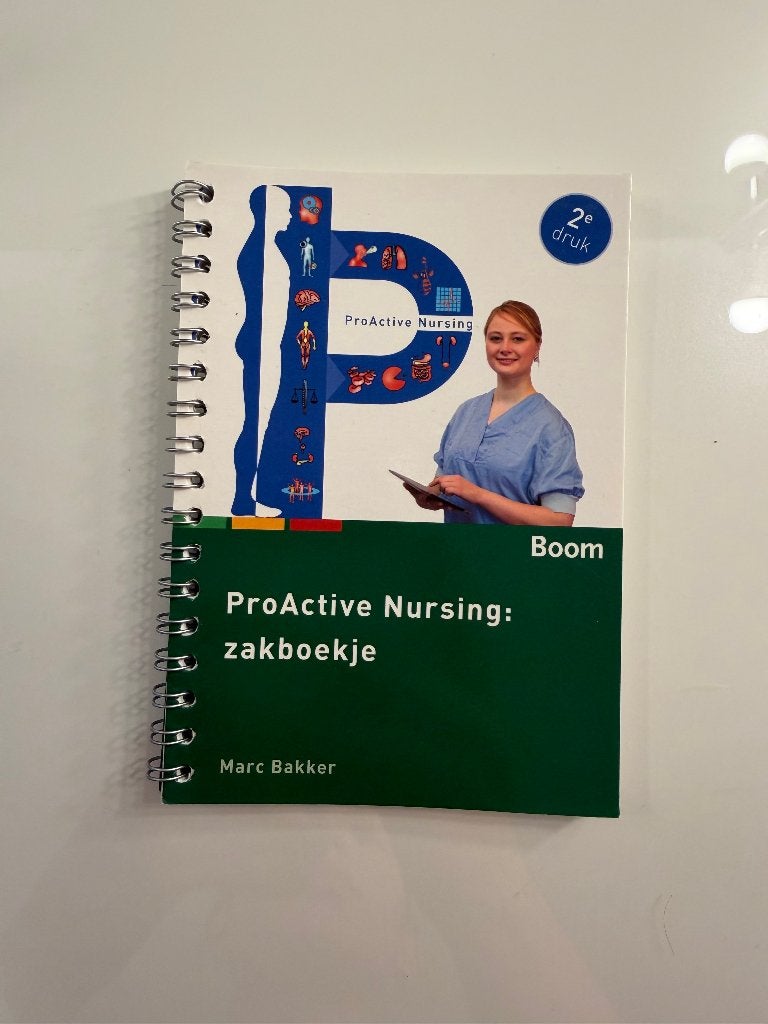 ProActive Nursing zakboekje, Boeken, Zo goed als nieuw, Marc Bakker, Beta, HBO