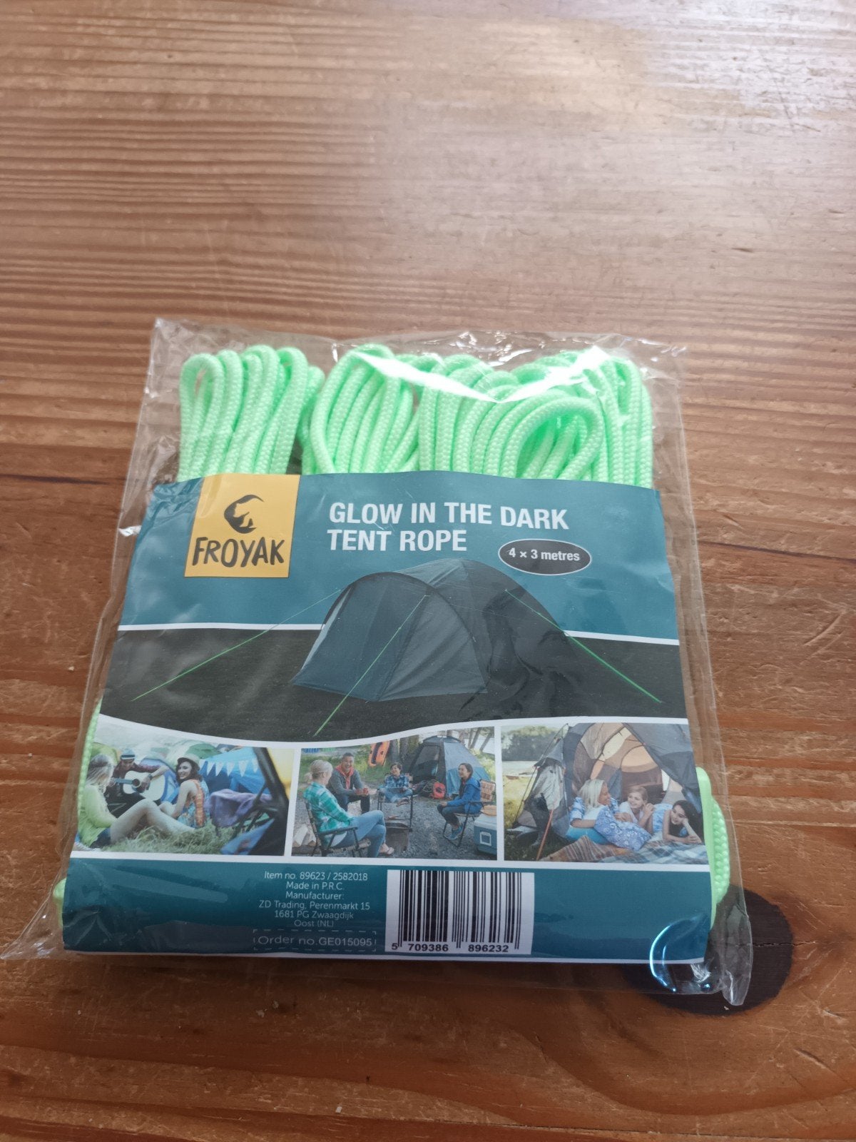 Froyak Glow in the Dark Tenttouw - 4x3 meter, Caravans en Kamperen, Ophalen of Verzenden, Nieuw